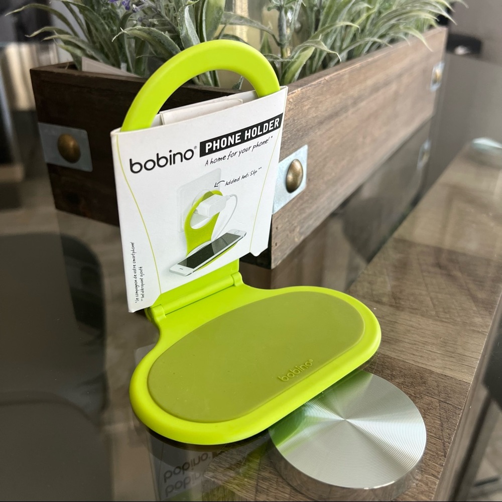 Bobino Folding Phone Holder Green Lime Neon NWT
